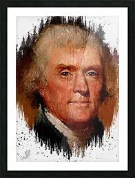 Thomas Jefferson by Gunawan Rb Wall Art