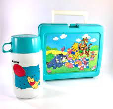 Vintage Thermos Teal Plastic Winnie The Pooh Lunchbox With Etsy Vintage Thermos Lunch Box Disney Lunch Box