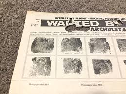 1978 FBI Wanted Poster Luis Archuleta Holding Hostages & Escape 8x8