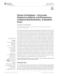 We have everything you are looking for! Pdf Nature Archetypes Concepts Related To Objects And Phenomena In Natural Environments A Swedish Case