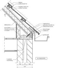 Schuine Daken Dak Bouwkundige Tekeningen Architectuur Details