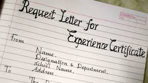 Maybe you would like to learn more about one of these? Request Letter To School Principal To Issue Experience Certificate Letter Writing Best Handwriting Youtube
