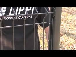 Edge clips for corrugated tubing. Cloture Isis Sans Accessoire De Fixation Youtube