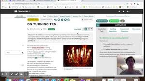 Ressure as they relate to the text. Using Commonlit Youtube