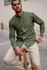 Camisas de algodón orgánico hombre | Green Forest Wear