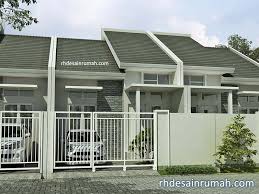 Menggunakan dinding putih, plafon dengan finishing kayu. Rumah Minimalis Warna Abu Abu Situs Properti Indonesia