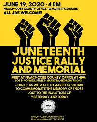 Walker art center, 2000 offset, 7 x 5.5 in., 8 pages. Juneteenth Justice Rally And Memorial South Cobb Ga Patch