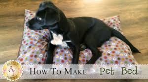 Today i made a removable cover and cushion for my dog bed. How To Make A Pet Bed A Shabby Fabrics Sewing Tutorial Youtube