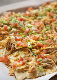 Shredded Chicken Nachos Recipe Recipes Appetizer Recipes Shredded Chicken Nachos
