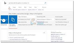 Open file explorer via search enter file explorer in the search box at the bottom left of the windows 10 taskbar. Fix Get Help With File Explorer In Windows 10 Appuals Com