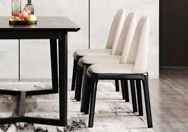 White Modern Dining Chairs With Black Wood Legs Cheap Kitchen Chairs Dining Room Chairs Modern Dining Room Chairs Upholstered