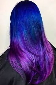 60 Fabulous Purple And Blue Hair Styles Lovehairstyles Com Hair Styles Blue Ombre Hair Long Hair Styles