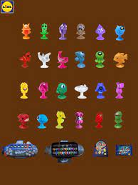 Colecția stikeez happy home are 24 de figurine, ce iau forma animalelor de companie Lidl Stikeez Ocean
