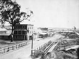 Bridge Street Sandhurst With The Bendigo Hotel In The Background There Is A Bridge Over Bendigo Creek In The Australia History Victoria Australia Bendigo