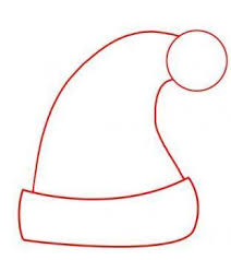 Apprendre à dessiner un père noël en quelques étapes simples. Comment Dessiner Le Bonnet Du Pere Noel Coloriage