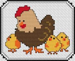 Many christmas themed projects will keep you busy from now until christmas eve. Hen And Chicks Free Cross Stitch Pattern Cross Stitch Animals Chicken Cross Stitch Cross Stitch Patterns