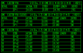 Ejector Pins Charts Virtual Mold Xmd Automated Mold Design