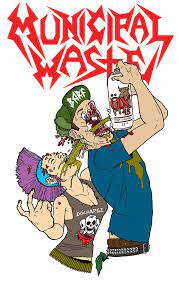 Designs For The Thrash Band Municipal Waste Punk Rock Art Heavy Metal Art Metal Artwork