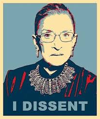 Buy Notorious Rbg I Dissent By Thelittlelord As A T Shirt Classic T Shirt Tri Blend T Shirt Lightweight Hoodie Women S Notorious Rbg Rbg Women In History