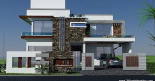500 Square Yards House Plan 3d Front Elevation Design 479 Tulip Corner Plot Front Elevation Designs House Front Village House Design