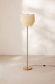 Phoebe Tiered Fringe Floor Lamp In 2020 Unique Floor Lamps Tall Floor Lamps Floor Lamp