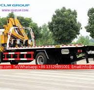 ISUZU FTR 8 ton platform wrecker tow truck crane - Isuzu ...