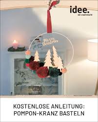 Diy Pomponkranz Fur Weihnachten Basteln Mit Der Kostenlosen Anleitung Basteln Kostenlos An Weihnachten Weihnachtsdeko Kinderzimmer Basteltipps Weihnachten