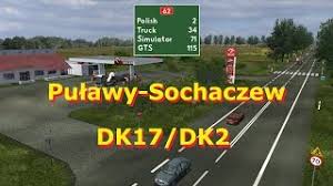 Miejski kanał na you tube. Gts Mapa Polski Pulawy Warszawa Sochaczew Dk17 Dk2 Youtube
