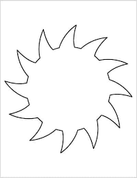 Use these free printable sun templates as a preschool summer coloring page, in a weather theme, a sun template as a stained glass or a simple pumpkin carving stencil #sun #suntemplate #suncoloringpage. Free Printable Sun Templates And Coloring Pages Mombrite