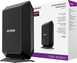 Netgear is leading the way with advanced new products like the cm1000 docsis 3.1 compatible modem. Netgear 32 X 8 Docsis 3 0 Cable Modem Black Cm700 100nas Best Buy