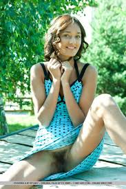 Very skinny Chandra A spreading outdoors to flash petite hairy pussy upskirt  - Pichunter