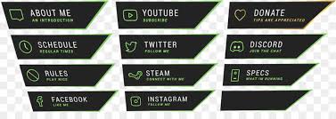 The panels templates were designed following the twitch guidelines of 320px wide. Twitch Streaming Media Template Counter Strike Global Offensive Youtube Png Herunterladen 1003 342 Kostenlos Transparent Etikett Png Herunterladen