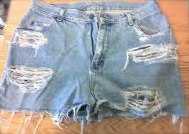 Find more diy fashion & interior. Diy Ripped Denim Cut Off Shorts Ballin On A Budget