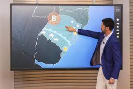 Previsão para 5ª feira, 15.julho.2021. Previsao Do Tempo No Jornal Do Almoco Ganha Novo Apresentador E Mais Interatividade Gzh