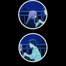 Anime cute art cute anime coupes anime canvas animated icons cute anime pics anime best friends matching profile pictures kawaii anime. Anime Shouko And Shoya Matching Pfp Image By Idk Sxtan