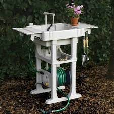 originelle ideen fur gartenspule gartenwaschbecken garten spule