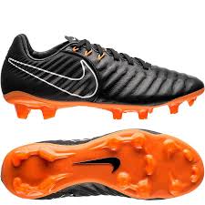 Nike Tiempo Legend 7 Elite Fg Fast Af Black Total Orange White Kids Www Unisportstore Com