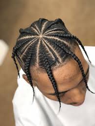 Man braid + symmetrical hair design. 1001 Ideas For Braids For Men The Newest Trend