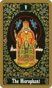 The Hierophant Tarot Card Russian Tarot Deck The Hierophant Tarot Decks Tarot