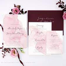 Soft Pink Wedding Invitation Watercolour Invitation Blush Etsy Pink Wedding Invitations Blush Wedding Stationery Soft Pink Wedding