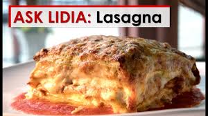 ask lidia lasagna you
