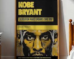 Kobe Bryant Mamba Mentality Poster: NBA Legend Printable Wall Art (digital  Download)