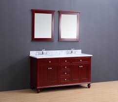 Find the perfect bathroom vanities for your family to add style and functionality, we offer freestanding vanities, wall hung vanities, vanity units, etc. Madison Transitional Bathroom Vanity Set With Carrera Marble Top Cherry 60