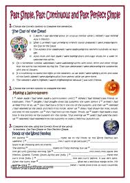 Write A Story Using Past Simple And Past Continuous Past Simple Past Continuous Or Past Perfect Simple Past Tense English Teaching Materials Continuity