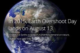 Earth overshoot day is calculated by global footprint network and is a campaign supported by dozens of other nonprofit organizations.3 information pasture use is equal to what is available.7 hence, earth overshoot day does a poor. August 13th Earth Overshoot Day Lc Partners Project Management And Engineering