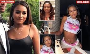 Sasha obama rapping city girls is proof that 2020 still can be great. Sasha Obama Goes Viral As People Share Image Of Woman In A Crop Top Claiming It S Her Daily Mail Online
