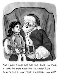 Santa Fitbit Iot Idiot Cartoon Cartoon Fitbit Iot