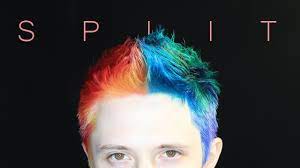 Toner has a small amount of dye in it, which is what helps cancel out the yellow or orange tones in your hair. Split Hair Dye For Short Hair Youtube
