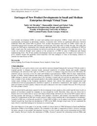 Jennifer mills, 36travis mills, 39bella olson, 62. Envisages Of New Product Developments In Small And Medium Enterprises Through Virtual Team Munich Personal Repec Archive