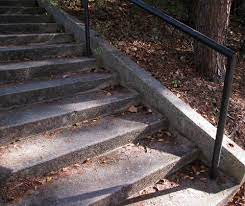 Installing granite stairs is a great way to enhance your front entry way. Learn How To Build A Handrail For Concrete Stairs And Keep Your Backyard Staircase Safe Decksdirect
